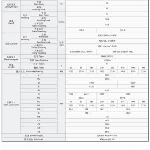 QC型双梁电磁桥式起重机